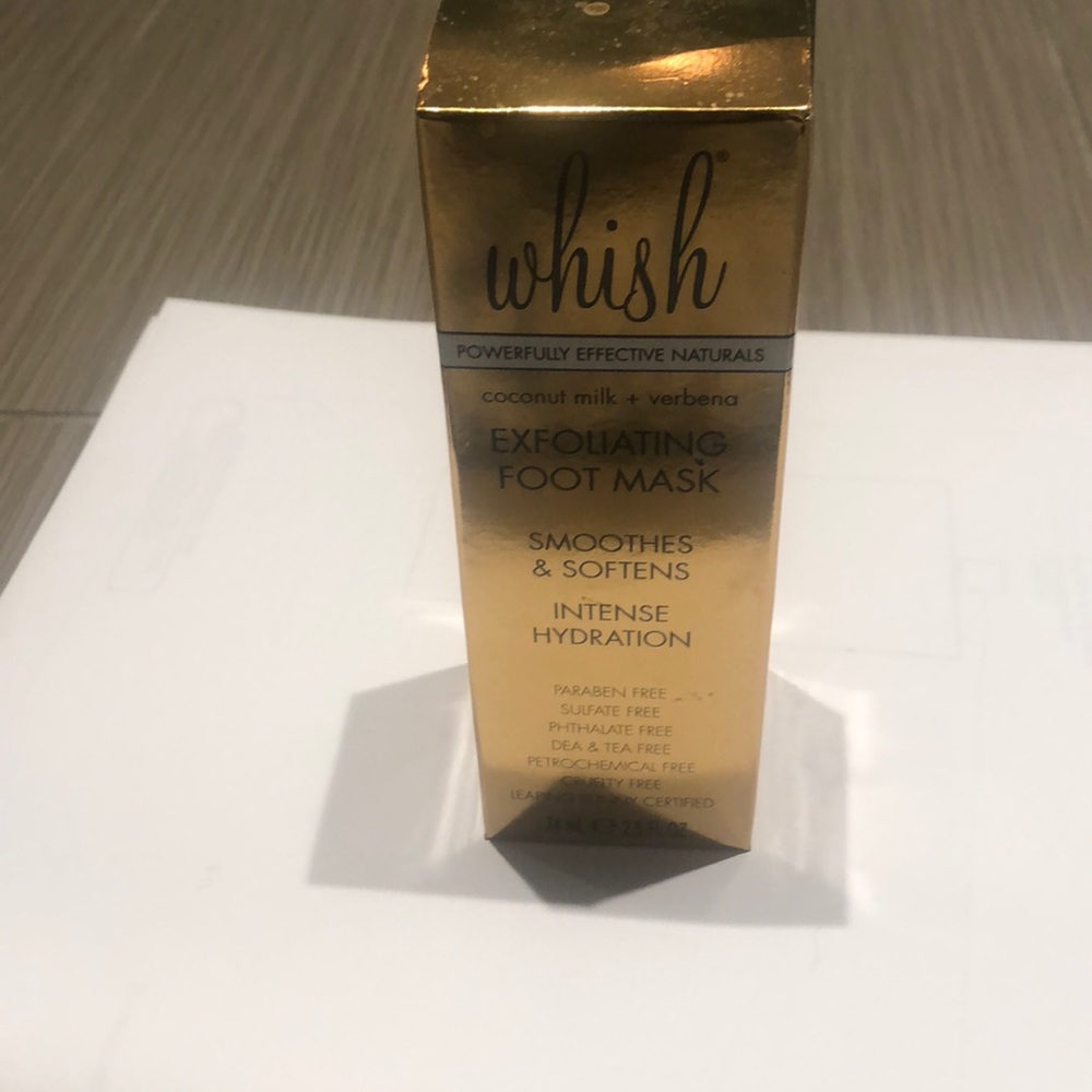 Whish exfoliating foot mask